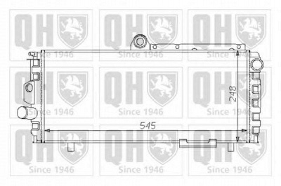 QUINTON HAZELL qer1440 -  Радиатор, охлаждение двигателя